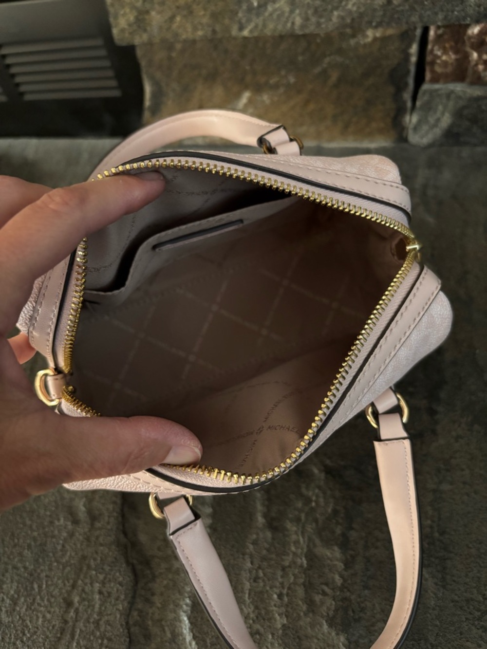 Michael Kors Small Logo Duffle Crossbody - Picture 8 of 13